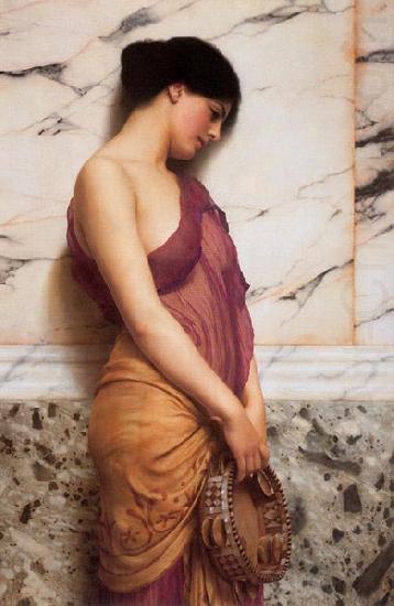 John William Godward The Tambourine Girl china oil painting image